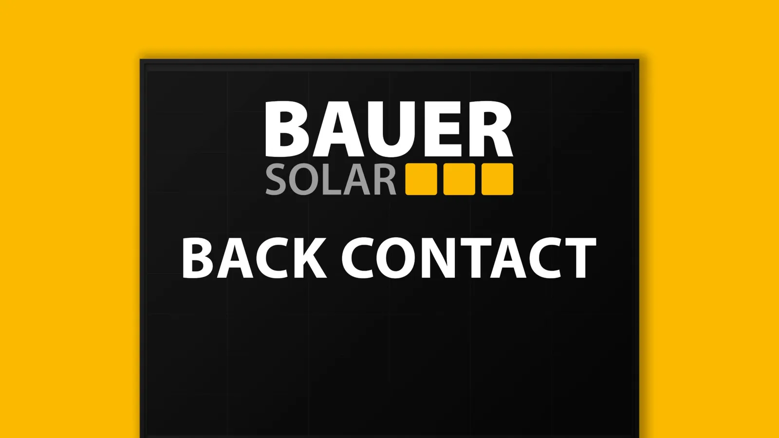 Back Contact: Kontakte auf der Rückseite